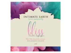 Intimate Earth Bliss Anal Relaxing Water-Based Glide by New Earth Trading LLC – 3 ml (0.10 oz) Foil Pack