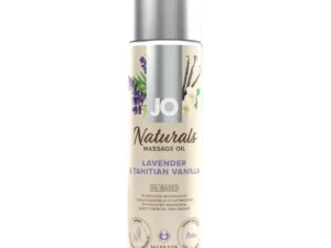 System Jo JO Naturals Massage Oil Lavender & Tahitian Vanilla, 4 oz. - Moisturizing & Aromatic Skin Care