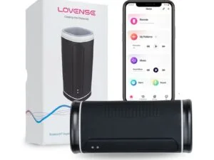 Lovense Calor Bluetooth Depth-Controlled Vibrating and Heating Masturbator
