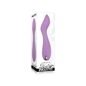 Evolved Lilac G Rechargeable Silicone G-Spot Vibrator Purple – Ergonomic, Waterproof, 10 Vibration Modes