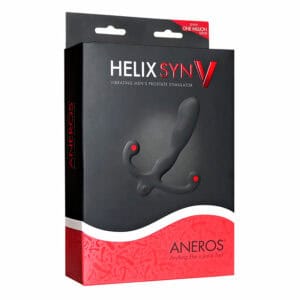 Aneros Helix Syn V Vibrating Prostate Stimulator with 8 Vibration Patterns and Up to 3 Hours of Use