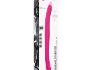 Lovely Planet USA Dorcel Orgasmic Double Do Rechargeable Thrusting & Vibrating Double Dildo in Pink