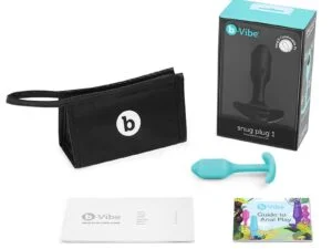 COTR Inc. b-Vibe Snug Plug 1 Weighted Silicone Anal Plug in Mint