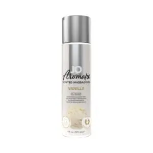 System Jo JO Aromatix Vanilla Scented Massage Oil 4 oz. – Moisturizing & Skin-Nourishing Formula