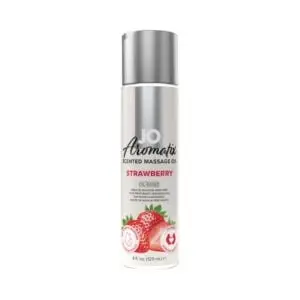 System Jo Aromatix Strawberry Scented Massage Oil – 4 oz