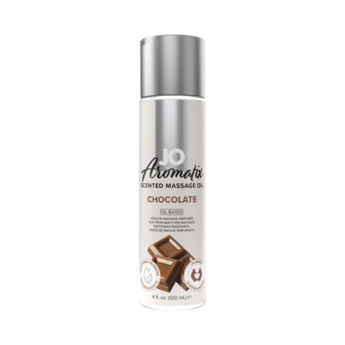 System Jo Aromatix Chocolate Scented Massage Oil - 4 oz.