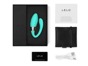 LELO TIANI Harmony Rechargeable Dual Stimulation Couples Vibrator Aqua
