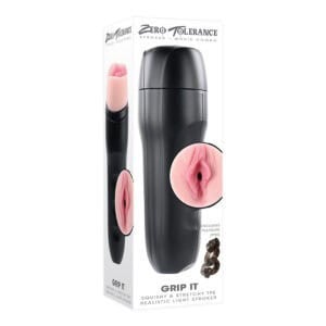 Evolved Zero Tolerance Grip It Realistic Vagina Stroker with Movie Download Beige