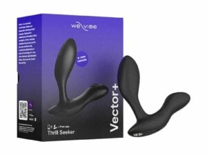 We-Vibe Vector+ Dual Stimulation Prostate Massager Charcoal Black