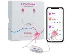 Lovense Gemini Bluetooth Rechargeable Vibrating Nipple Clamps with App Control