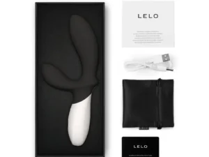 LELO LOKI Wave 2 Rechargeable Silicone Dual Stimulation Prostate Vibrator – Black