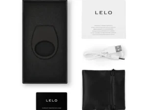 LELO TOR 3 Vibrating Cockring Black – App-Controlled Couples’ Enhancement