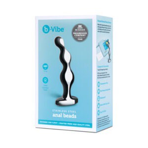 COTR Inc. b-Vibe Stainless Steel Anal Beads - Graduated Beaded Prostate Stimulator