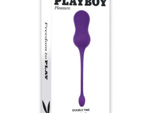 Evolved Playboy Double Time Rechargeable Remote Controlled Vibrating Silicone Dual Kegel Balls