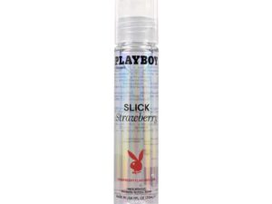 Evolved Playboy Slick Flavored Water-Based Lubricant Strawberry - 1 oz.