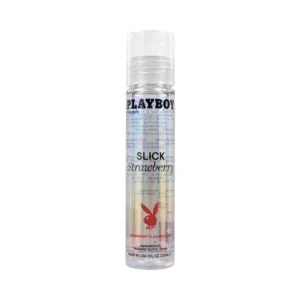 Evolved Playboy Slick Flavored Water-Based Lubricant Strawberry - 1 oz.