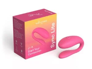 We-Vibe Sync Lite Pink Couples' Vibrator – Intuitive, Rechargeable, and App-Controlled