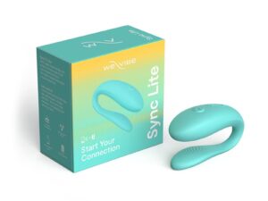 We-Vibe Sync Lite Aqua Couples' Vibrator with App Control and Silky Silicone