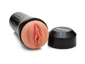 XR LLC DBA Curve Mistress Vibrating Pussy Masturbator Medium with Multi-Speed Vibration and Textured Inner