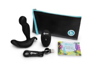 COTR Inc. b-Vibe 360 Rotating and Vibrating Remote Control Plug - Black