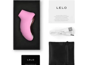 LELO SONA 2 Travel Pink – Compact Sonic Clitoral Stimulator with 12 Modes and Travel Lock