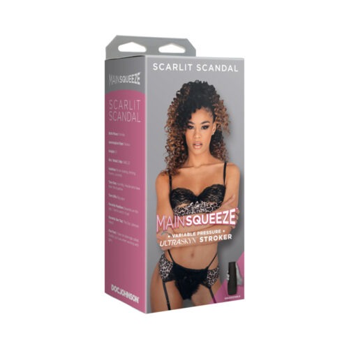 Doc Johnson Main Squeeze Scarlit Scandal ULTRASKYN Stroker - Realistic Tactile Masturbator