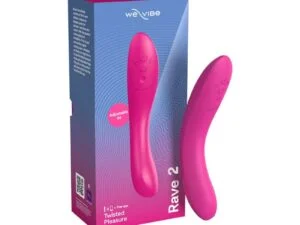We-Vibe Rave 2 G-Spot Vibrator in Fuchsia – Adjustable, Dual Motor, App-Controlled