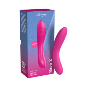 We-Vibe Rave 2 G-Spot Vibrator in Fuchsia – Adjustable, Dual Motor, App-Controlled