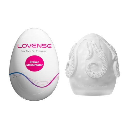 Lovense Kraken Single Egg Masturbator with Six Unique Textures and Discreet Design