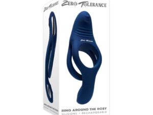 Evolved Zero Tolerance Ring Around the Rosy Rechargeable Dual C-Ring Silicone Blue