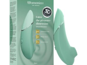 We-Vibe Womanizer Next Sage Clitoral Stimulator with Climax Control and 3D Pleasure Air Technology