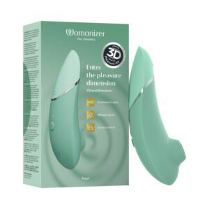 We-Vibe Womanizer Next Sage Clitoral Stimulator with Climax Control and 3D Pleasure Air Technology