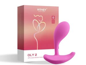 Doc Johnson Honey Play Box Oly 2 Pressure Sensing App-Enabled Wearable Vibrator - Pink