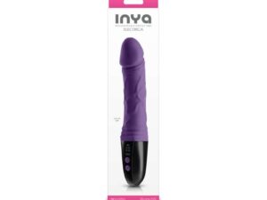 INYA Electrica Phallic Vibe Purple by New Sensations Novelties Inc. - Rechargeable Silicone & ABS Clitoral