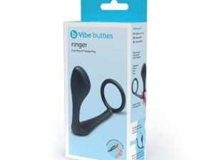 COTR Inc. b-Vibe Butties Ringer C-Ring & Prostate Plug – Waterproof Silicone Anal Toy for Enhanced Pleasure