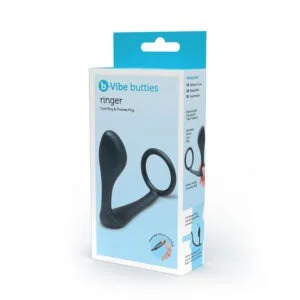 COTR Inc. b-Vibe Butties Ringer C-Ring & Prostate Plug – Waterproof Silicone Anal Toy for Enhanced Pleasure