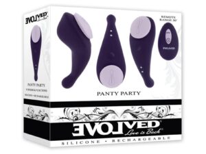Evolved Panty Party Purple Remote Controlled Vibrator - Discreet & Waterproof