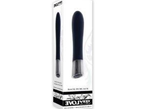 Evolved Back In Black Petite Vibrator with 10 Speeds and Patterns