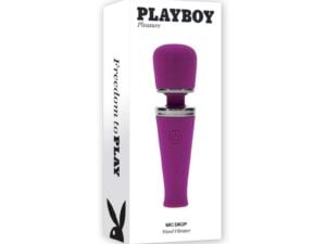 Evolved Playboy Mic Drop Wild Aster Wand Vibrator with Powerful Multi-Speed Vibrations