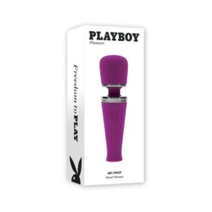 Evolved Playboy Mic Drop Wild Aster Wand Vibrator with Powerful Multi-Speed Vibrations