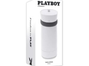Evolved Playboy Twist & Stroke Frost Rechargeable Vibrating Stroker with UV Cleaner
