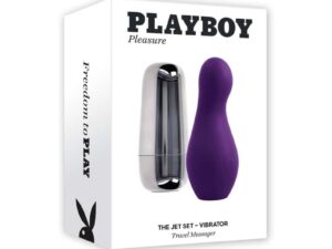 Evolved Playboy The Jet Set Vibe Acai/White – Wireless Travel Silicone Vibrator with 10 Speeds