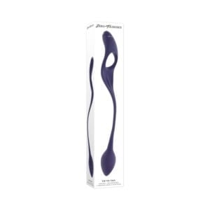 Evolved Zero Tolerance Tip to Tail Purple Vibrating Toy with Dual Motors and Flexible Tail