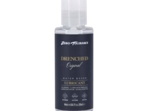 Evolved Zero Tolerance Drenched Original Water-Based Lubricant – 2 oz. Personal Lubricant for Comfortable