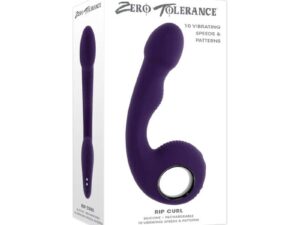 Evolved Zero Tolerance Rip Curl Rechargeable Silicone Vibrator - Purple