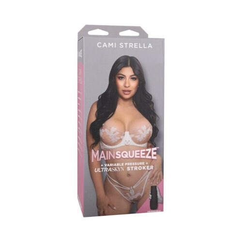 Doc Johnson Main Squeeze Cami Strella ULTRASKYN Stroker Pussy - Vanilla