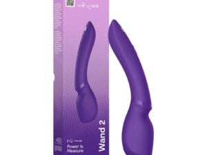 We-Vibe Wand 2 Purple Cordless Vibrating Massager with App Control and Waterproof Design