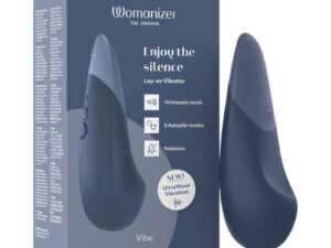 We-Vibe Womanizer Vibe Dark Blue — UltraWave Vibration with 10 Intensity Levels and Autopilot Modes