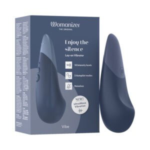 We-Vibe Womanizer Vibe Dark Blue — UltraWave Vibration with 10 Intensity Levels and Autopilot Modes