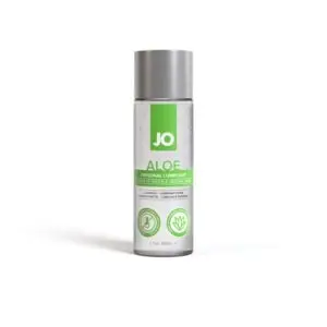 System Jo JO Aloe Water-Based Lubricant 2 oz. – Soothing, pH Balanced, Organic Aloe & Hyaluronic Acid Formula